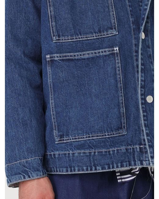 Sunnei Blue Jacket for men