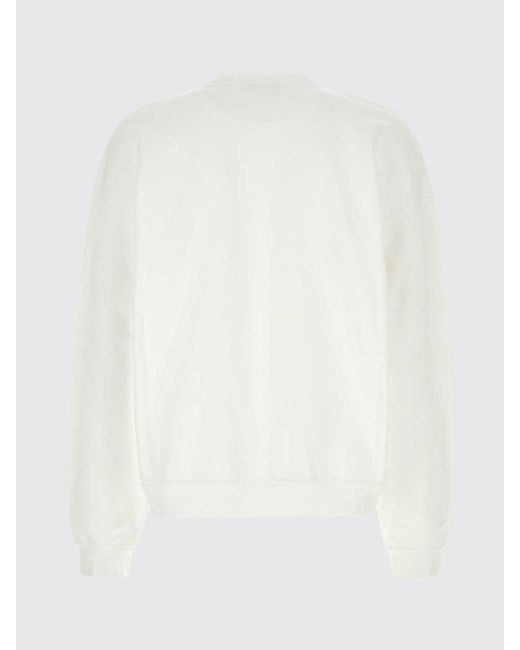 DSquared² Bedrucktes Baumwoll-Rundhalsshirt in White für Herren