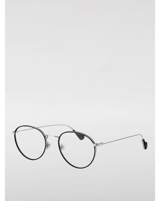 Moncler White Optical Frames for men
