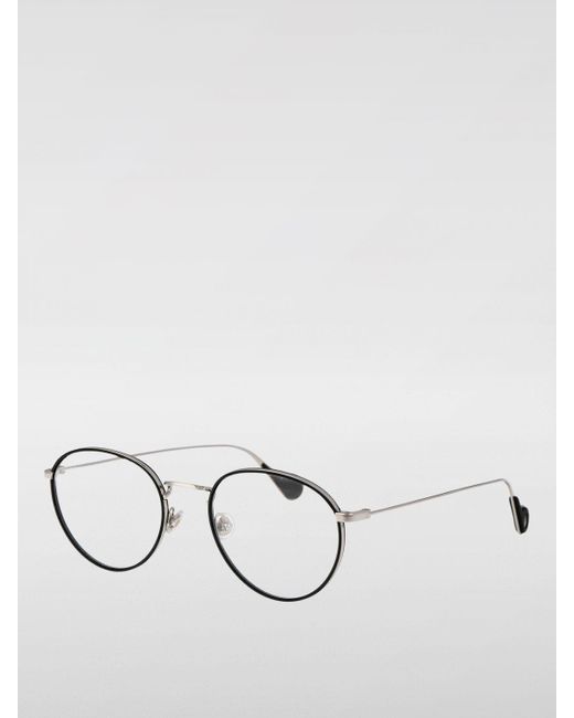 Moncler White Optical Frames for men