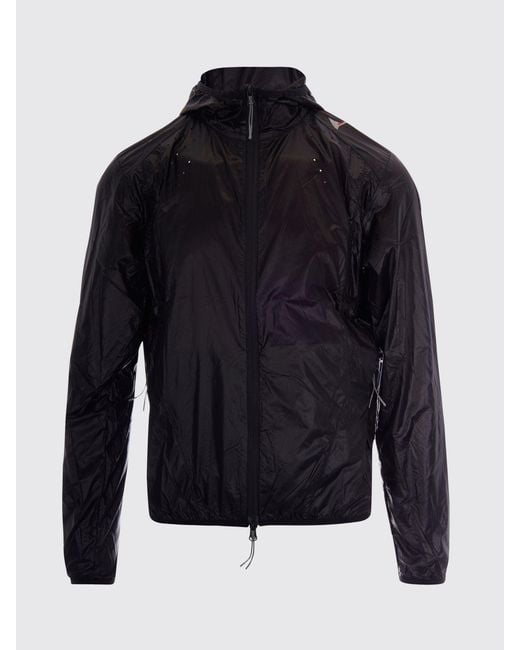 Roa Black Hue Packable Technical Fabric Windbreaker for men