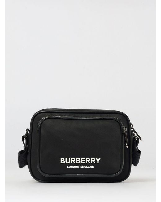 Burberry Black Paddy Nylon Bag With Logo for men
