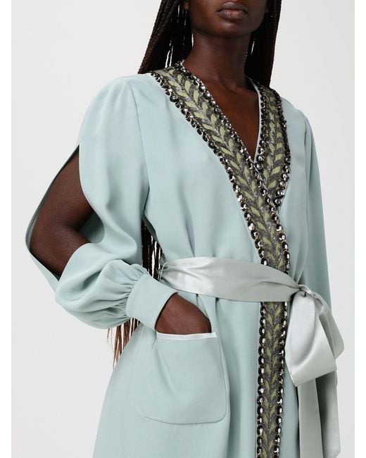 Valentino Green Couture Cady Kimono Jacket