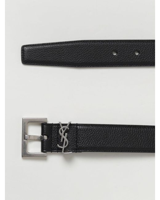 Saint Laurent Black Belt for men