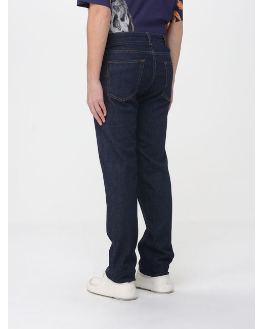 Etro Blue Regular Denim Jeans for men