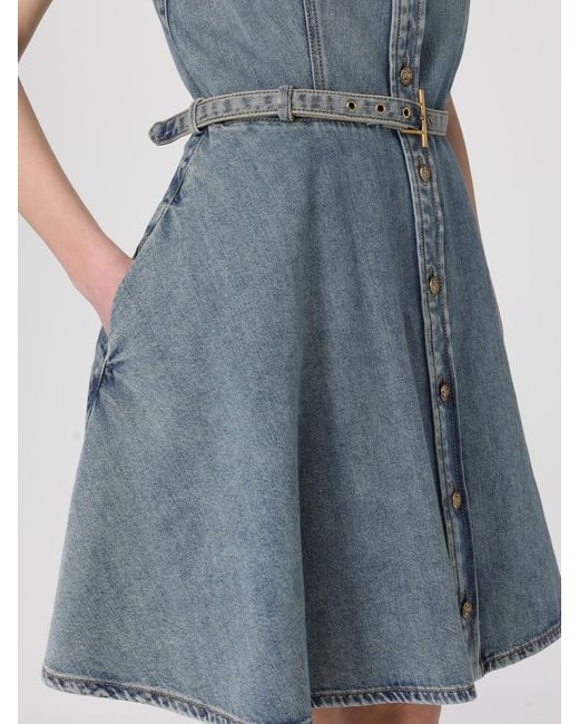 McQueen Blue Shirtdress