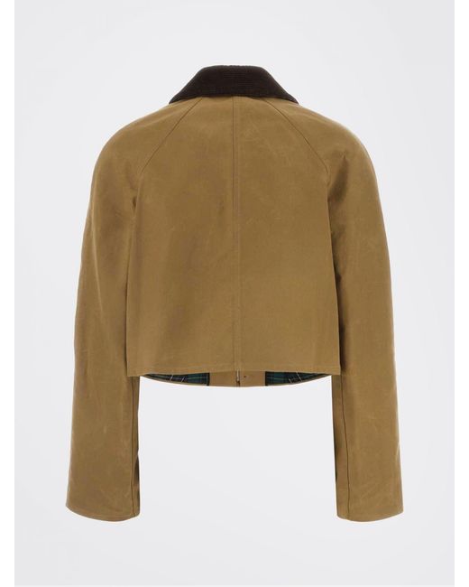 J.W. Anderson Brown Cotton Crop Jacket