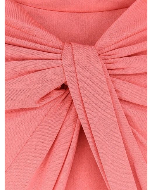 Tom Ford Pink Asymmetric Viscose Dress
