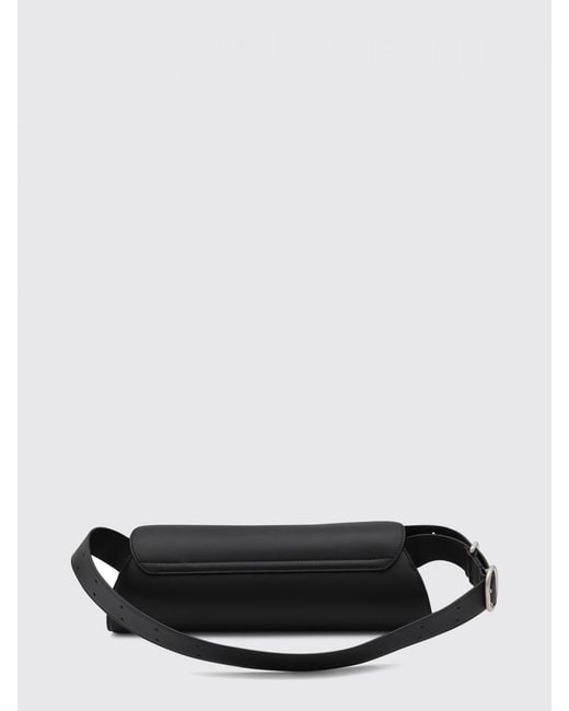 Jil Sander White Cannolo Leather Bag for men
