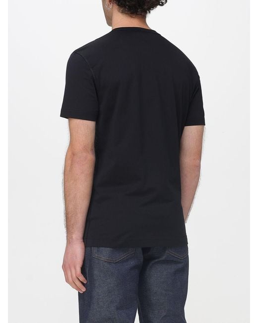 Dolce & Gabbana Black Dolce &Amp Gabbana Cotton T-Shirt With Logo for men