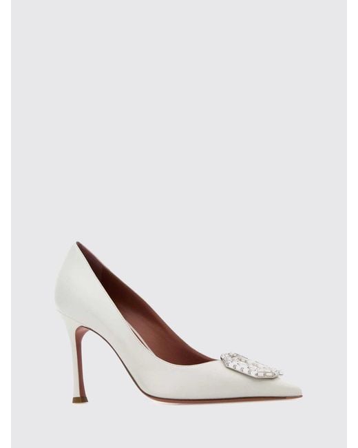 AMINA MUADDI White High Heel Shoes