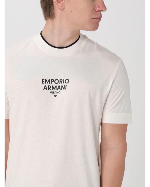 Emporio Armani White T-shirt for men