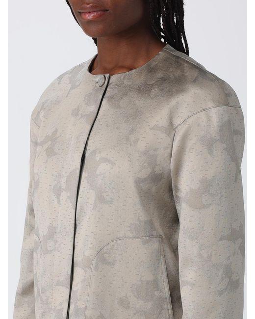 Emporio Armani Gray Lightweight Polyester Jacket