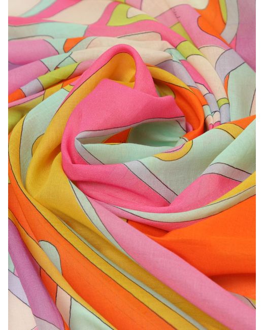 Emilio Pucci Pink Neck Scarf