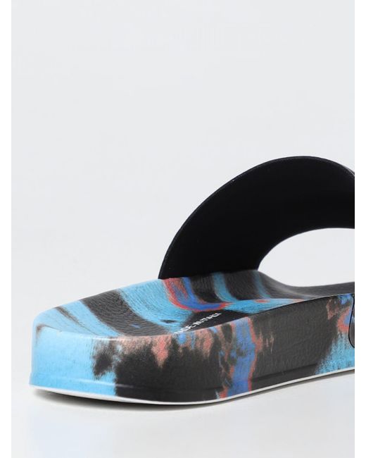 MSGM Blue Sandals for men