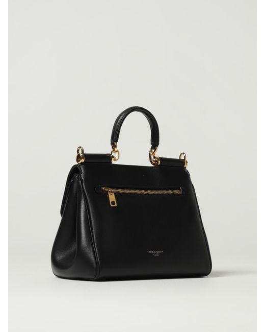Dolce & Gabbana Black Dolce &Amp Gabbana My Sicily Calf Leather Bag