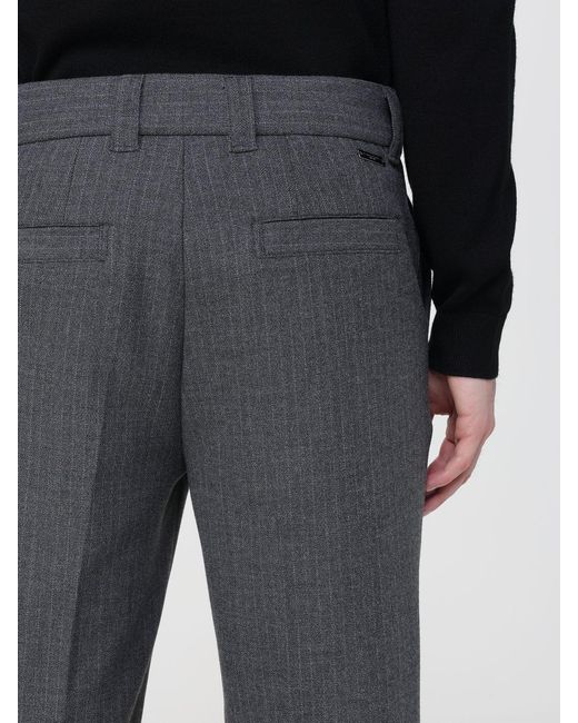 Paolo Pecora Black Trousers for men