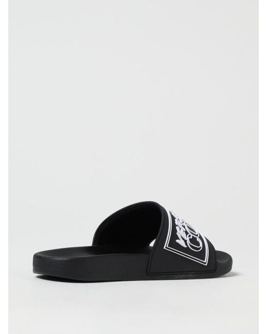 Sandali Slides Con Logo di Versace Jeans Couture in White da Uomo