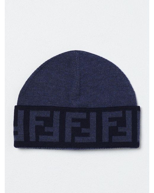 Gorro Fendi de hombre de color Blue