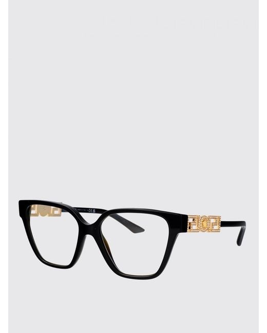 Versace Black 0Ve3358B Acetate Eyeglasses