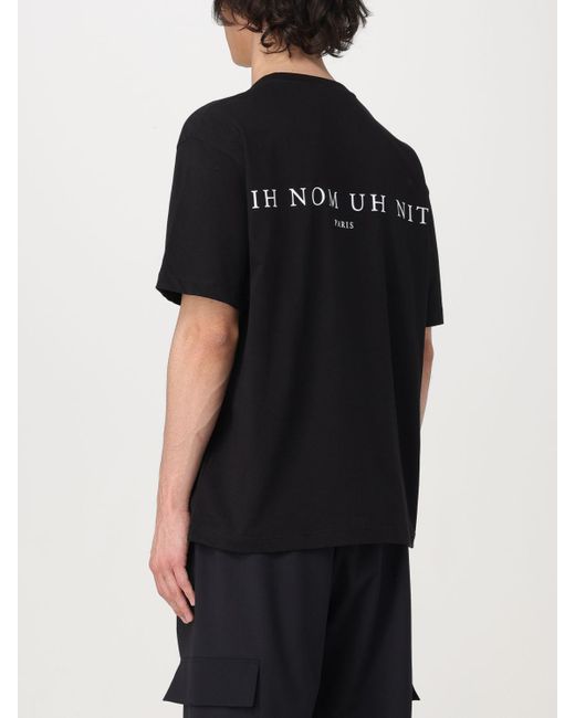 T-shirt con stampa grafica di Ih Nom Uh Nit in Black da Uomo
