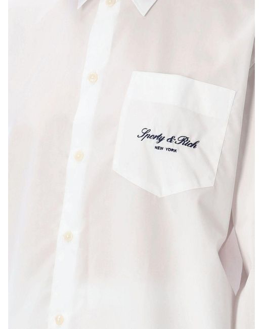 Sporty & Rich White Sporty &Amp Rich T-Shirt