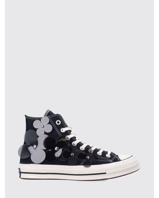 Converse White Chuck 70 3-D Flourish Canvas Sneakers With Applied Flowers