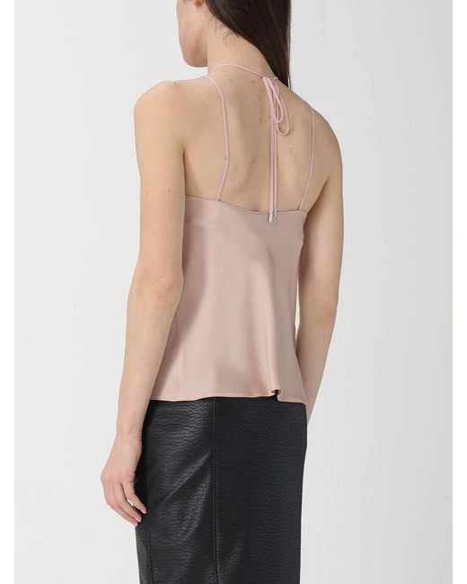 Pinko Pink Satin Top