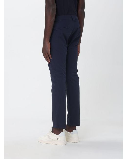 EA7 Blue Stretch Jersey Chino Trousers for men