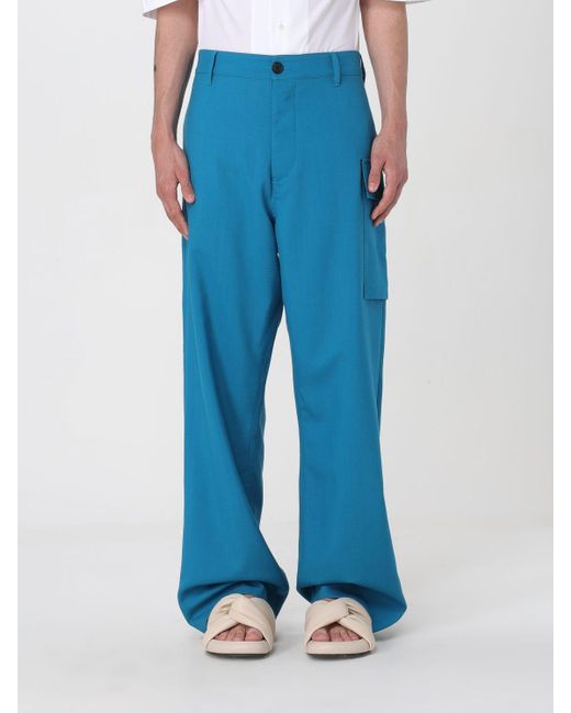 Marni Blue Pants for men