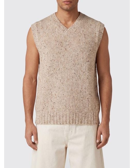 Howlin' By Morrison Natural V-Neck Sweater Vest for men