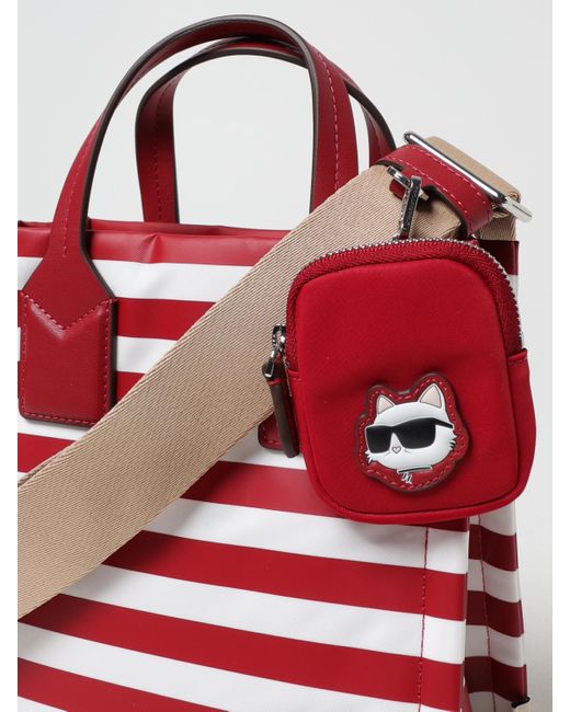 Karl Lagerfeld Red Tragetasche Damen