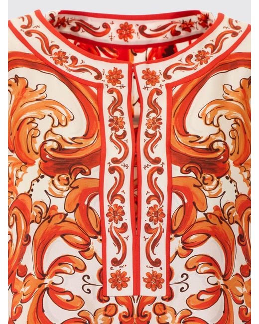 Dolce & Gabbana Red Dolce &Amp Gabbana Dress