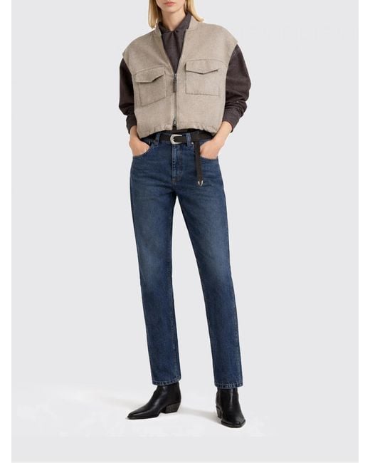 Brunello Cucinelli Blue Regular Fit Jeans