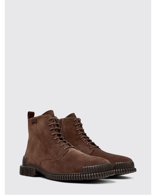 Camper Brown Pix Suede Ankle Boot for men