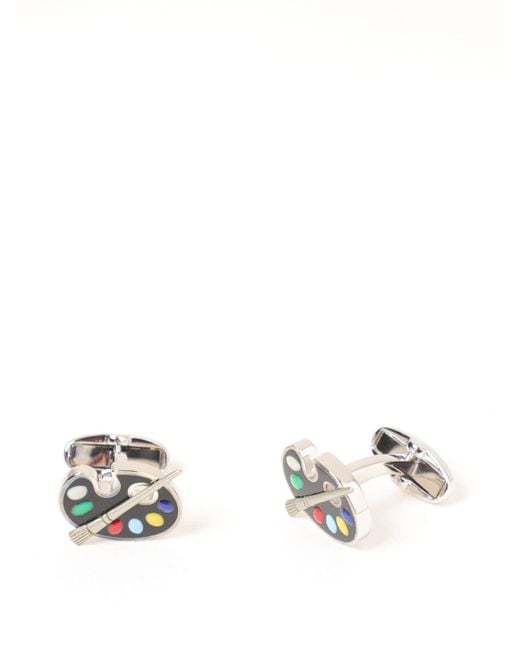 Paul Smith Metallic Cufflinks for men
