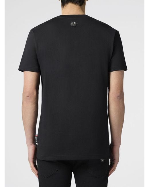 Philipp Plein Black T-Shirt for men