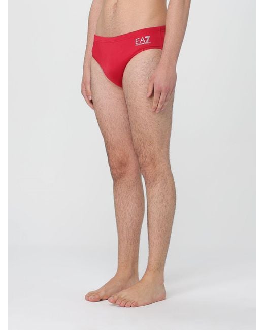 EA7 Red Swimsuit for men