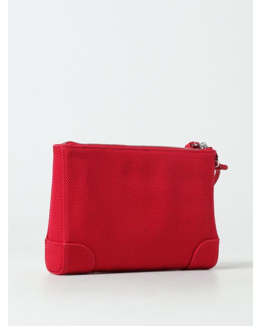 KENZO Red Canvas Clutch