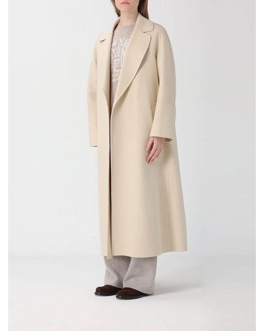 Max Mara Natural Wool Coat
