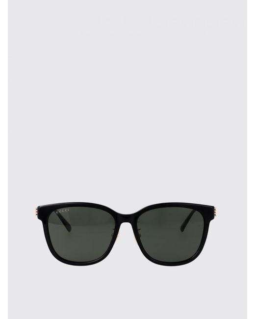 Gucci Black Gg1884Sk Metal And Acetate Sunglasses