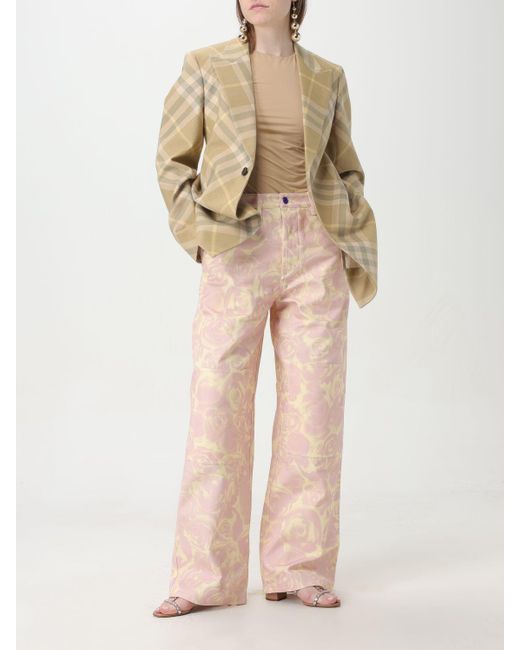 Pantalón Burberry de color Pink