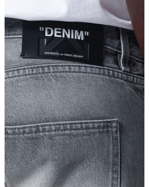 Off-White c/o Virgil Abloh Gray Flared Jeans for men