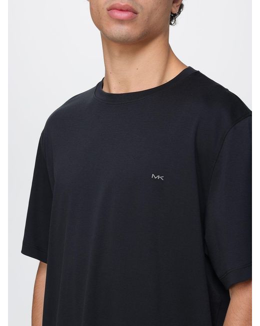 Michael Kors Black Basic Cotton T-Shirt for men