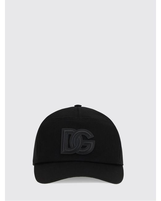Dolce & Gabbana Black Dolce &Amp Gabbana Cotton Canvas Hat for men