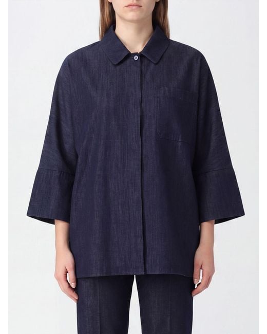 Max Mara Blue Shirt