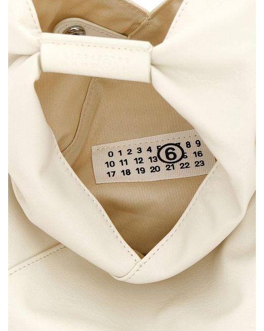 MM6 by Maison Margiela Natural Japanese Calf Leather Bucket Bag