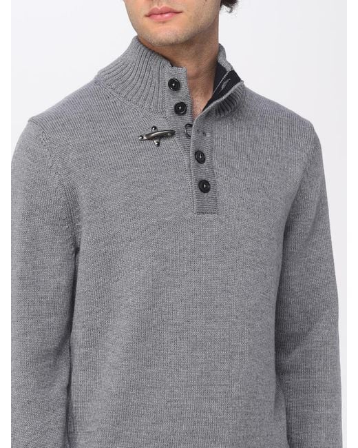 Pull Homme Fay pour homme en coloris Gray