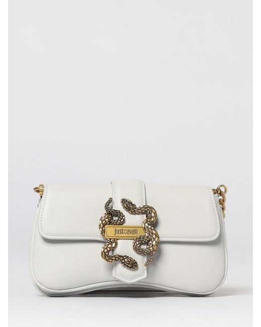 Just Cavalli Natural Faux Leather Bag