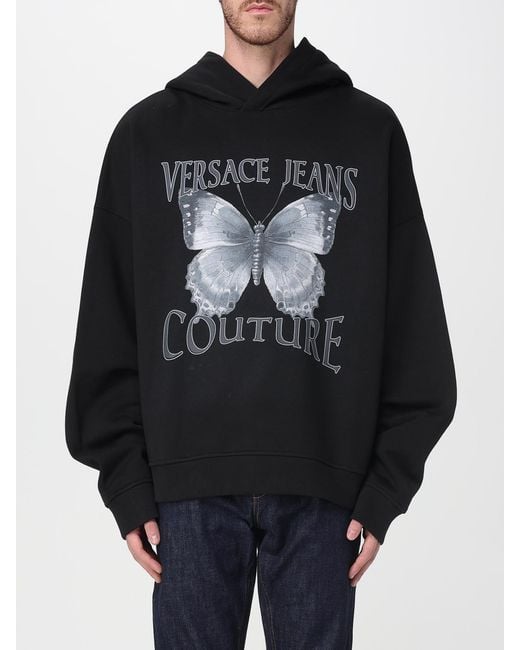 Versace Jeans Couture Black Sweatshirt for men